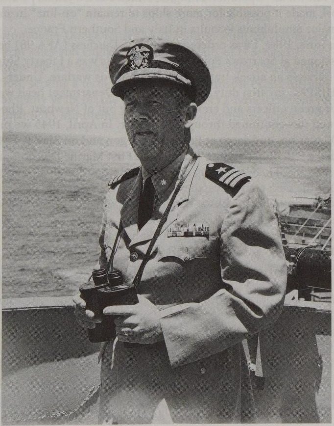 A Navy commander, printed in Elliott's chapter of World War II Reminiscences (1996)