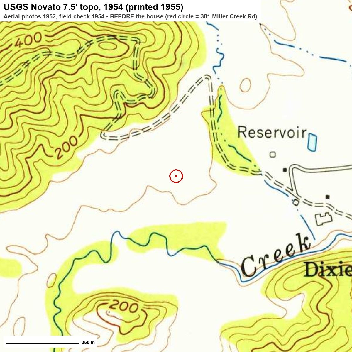 1954: the last map before Marinwood